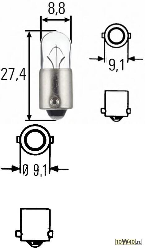 лампа xenon 12 V 6 w