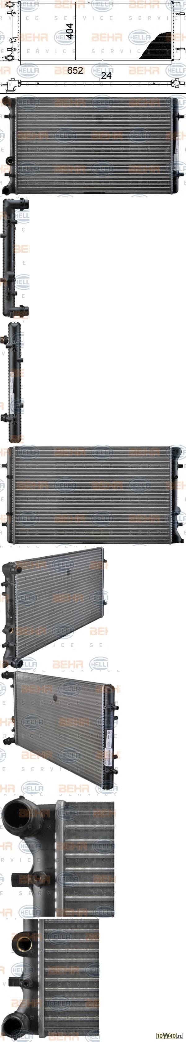 Радиатор двигателя