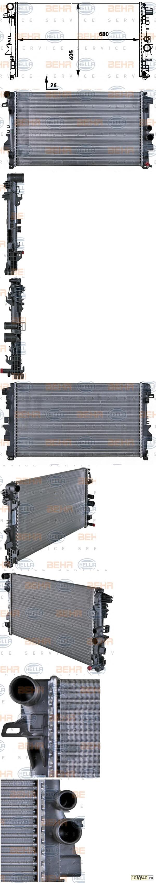 Радиатор MB VIANO 2.2/3.2/3.7CDI МКПП