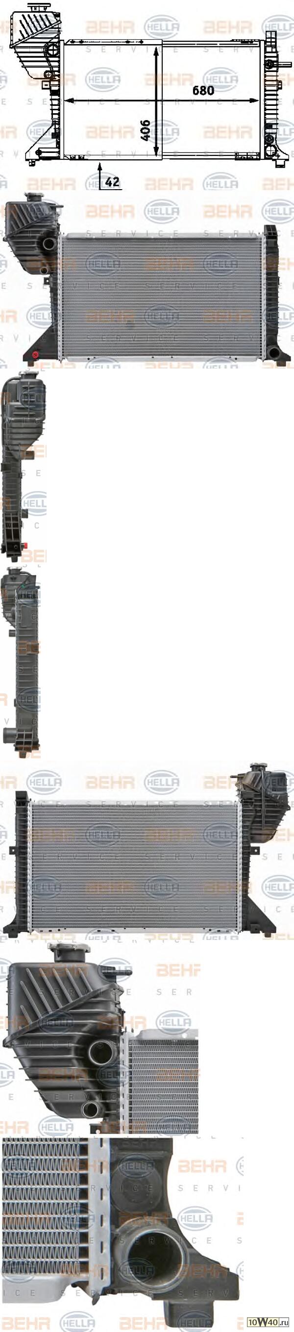 Радиатор двигателя