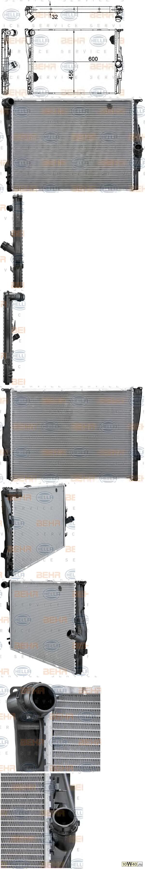 Радиатор охлаждения BMW E87/E90 АКПП