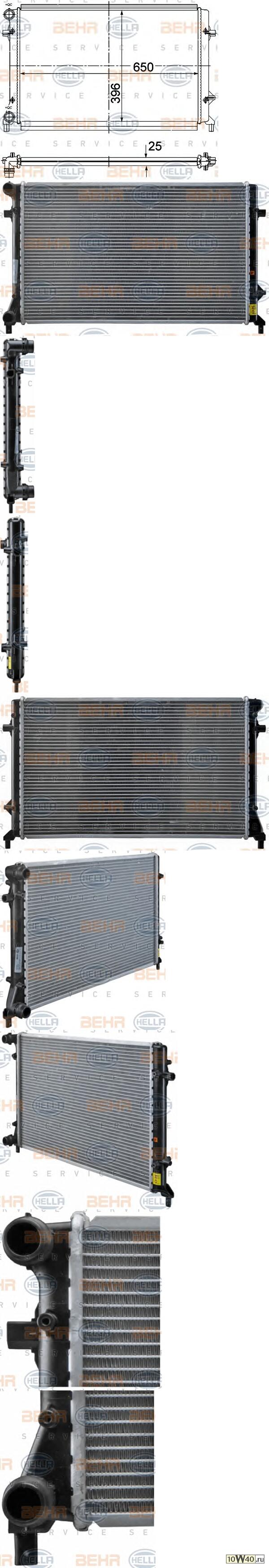 Радиатор VW AUDI/VW/SKODA A3/GOLF 5/OCTAVIA/TOURAN/PASSAT