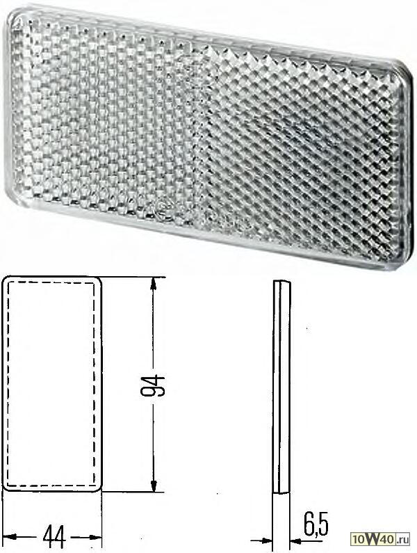 Рефлектор 90x40 белый