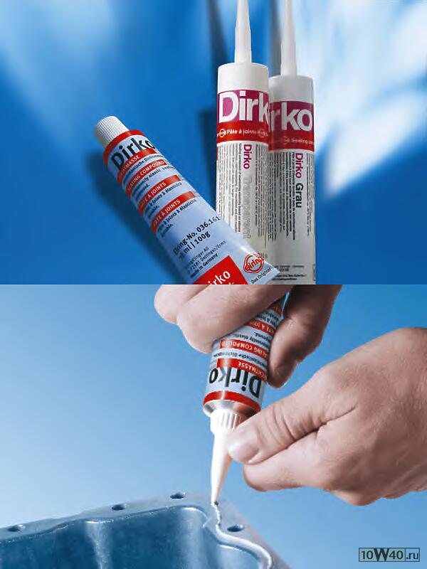 ГЕРМЕТИК УНИВЕРСАЛЬНЫЙ DIRKO ПРОКЛАДОЧНЫЙ СЕРЫЙ -60...+300С 70 МЛ