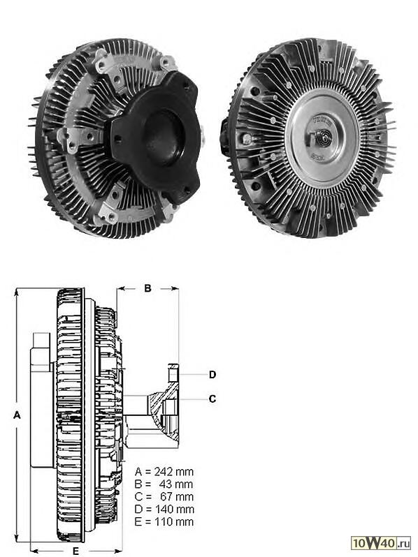 Гидромуфта вентилятора Beru (A0002008222)