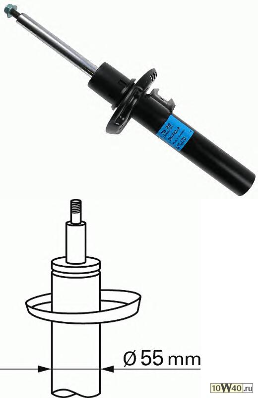 Амортизатор AUDI/VW A3/CADDY/TOURAN замена на 36-D92-A