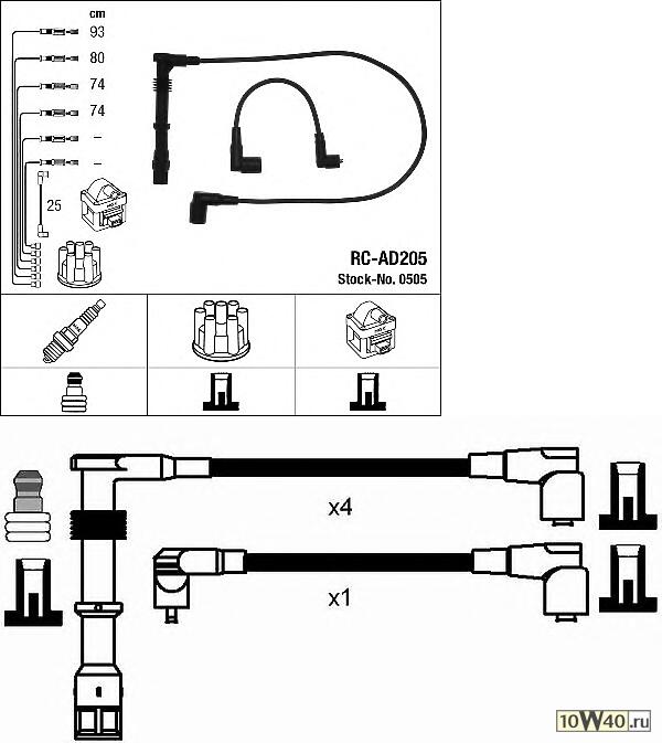 Код оригинала: ZEF1172, <BR>Комп.проводов AUDI 80
