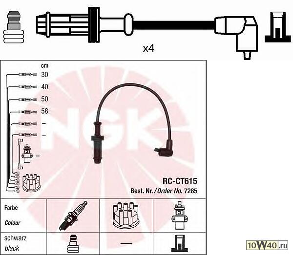 к-кт проводов  Peugeot 106/306 1.0-1.6i 91>