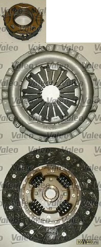 Комплект сцепления VALEO 9236 MITSUBISHI: Colt I (78 84) 1400 Colt II (84 87) 16
