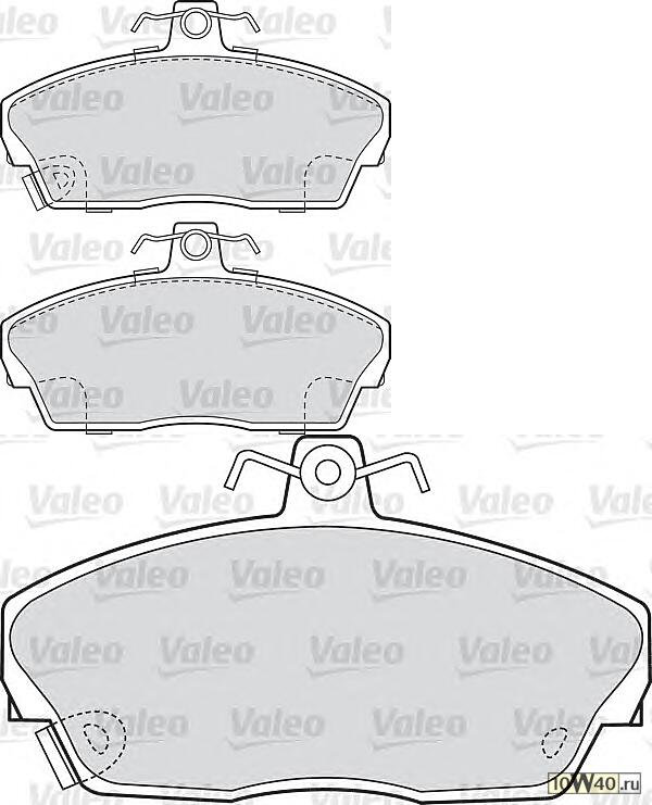 Тормозные колодки дисковые передние  HONDA CIVIC Mk V/VI (EJ9, EK3/4) 1995/11 - 2001/02 с датчиками