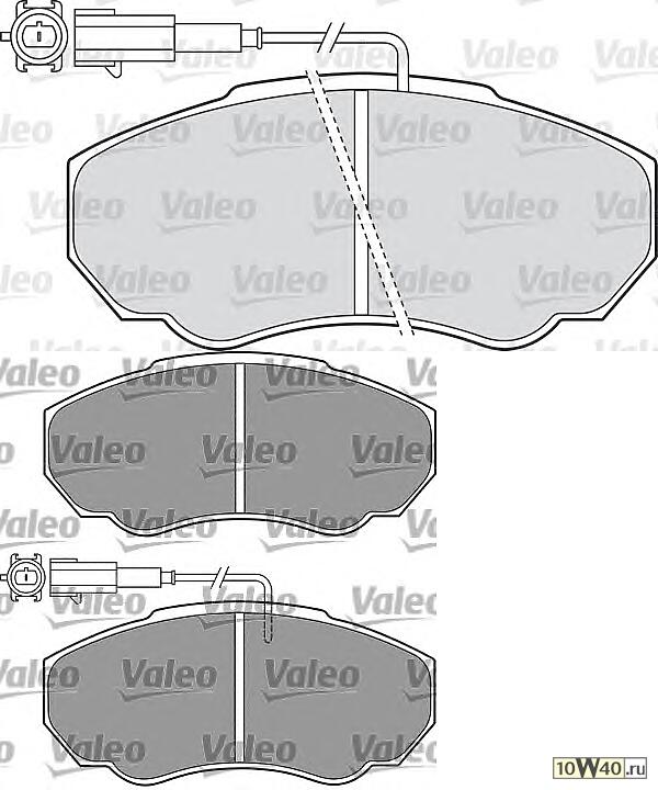 Колодки торм. CITROEN/PEUGEOT/FIAT JUMPER/BOXER/DUCATO 06> перед.к-т