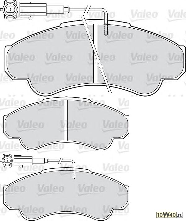 колодки дисковые передние  Peugeot Boxer 350 Models, Fiat Ducato 18 Maxi 02>