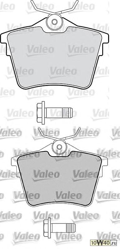 Код оригинала: 425279, <BR>Колодки тормозные зад. PSA PEUGEOT 407/407SW/607 (9D,9U) 1,6-3,0L 00-> 425326