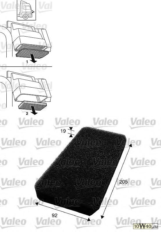 Фильтр салона FL/DXI PRE/MIDL