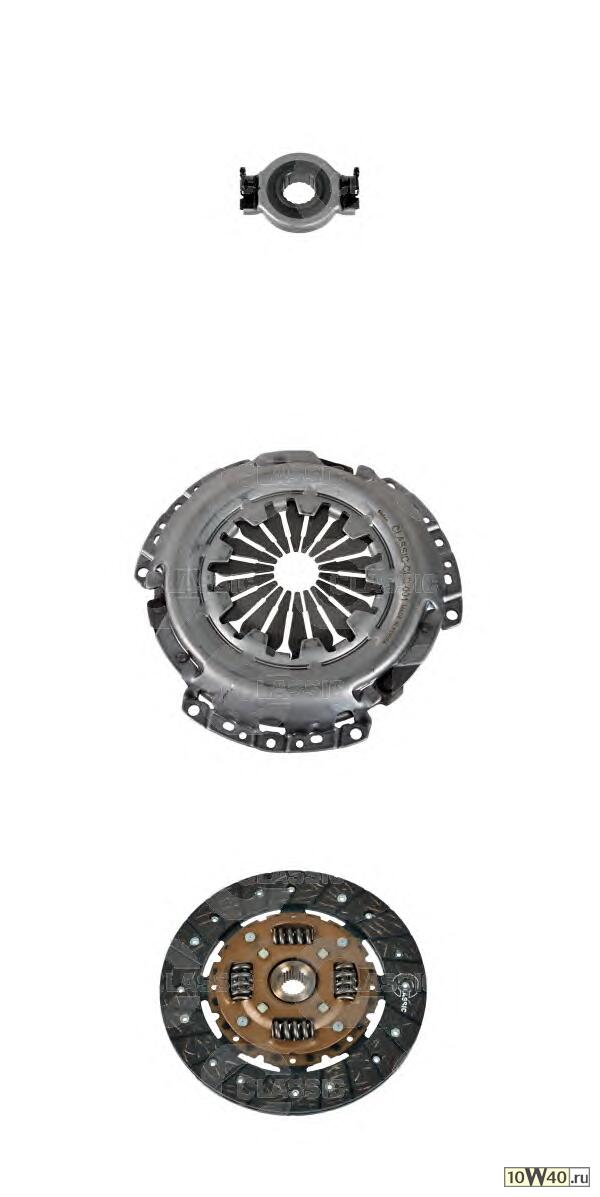 Код оригинала: 3000158001, <BR>Комплект сцепления VW Polo 1.0-1.3 10.81-9.89.Golf 1/2 1.0-1.3 8/79-6/87 mot.HK (->№51249). MH (->№511249). NU (->№000334). NZ (->№000500) см.каталог