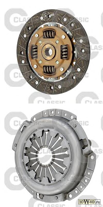 Комплект сцепления FORD FIESTA/FUSION 1.2/1.4 190мм к-т