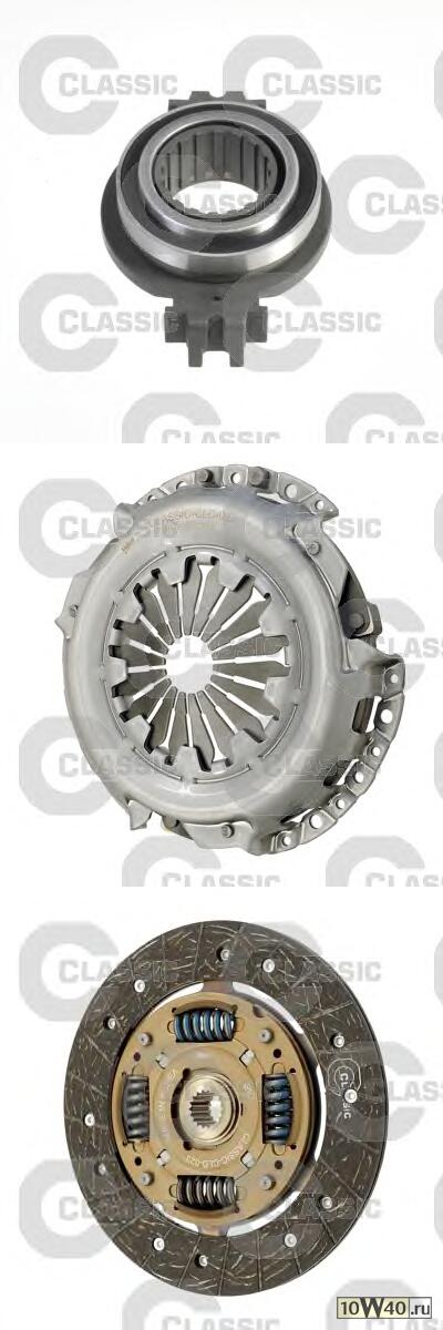 Код оригинала: 3000857602, <BR>Комплект сцепления 3P PSA Saxo Xsara 106, 206, 306  1,4/1,6 205070