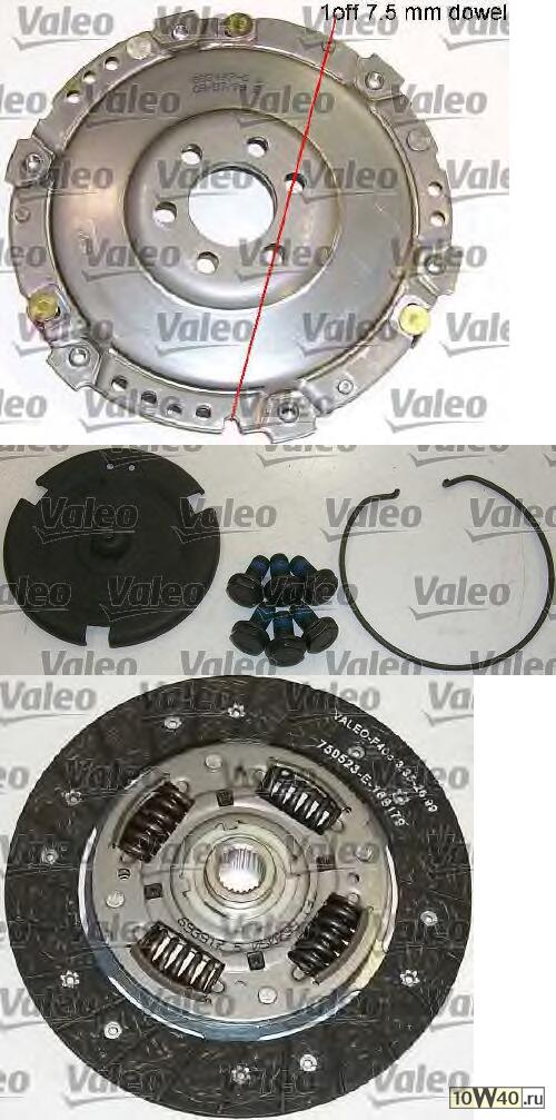 к-кт сцепления  VW Golf/Polo/Vento 1.6/1.7SDi/1.9D 95>