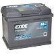 EXIDE EA601 (01579A111K) аккумуляторная батарея 19.5 / 17.9 рус 60ah 600a 242 / 175 / 190 carbon boost\