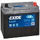 EXIDE EB454 (31500SCAE011M1 / 45AH / EB454) аккумуляторная батарея 19.5 / 17.9 евро 45ah 330a 237 / 127 / 227\