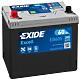 EXIDE EB605 (400129979 / 60AH / E37104A060) аккумуляторная батарея 19.5 / 17.9 рус 60ah 480a 230 / 173 / 222\