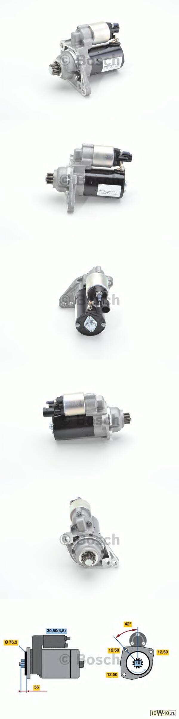 стартер 1.1kw\ VW golf / passat / touran, skoda octavia 1.4-2.0tsi 04>