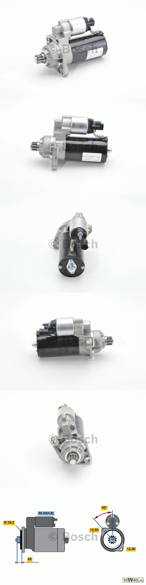 стартер 2.0kw\ VW touran / caddy / transporter / crafter / golf 1.9-2.0 tdi 04-08