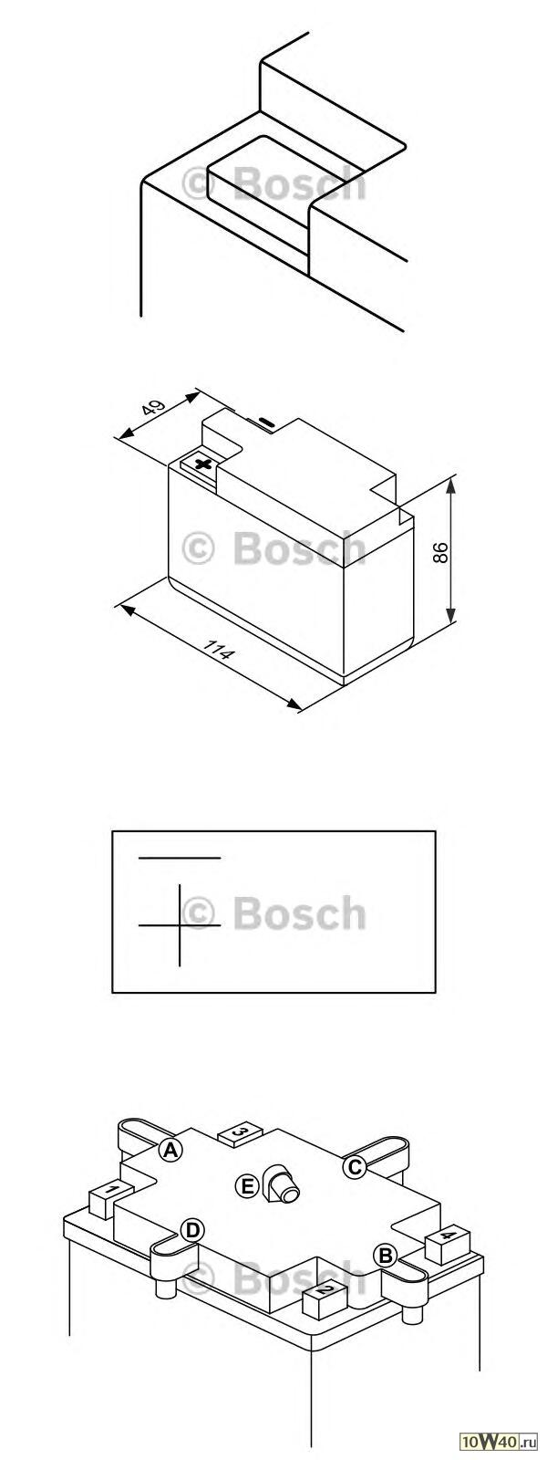 акб m6 003 12v 2 3ah 30a 114x49x86