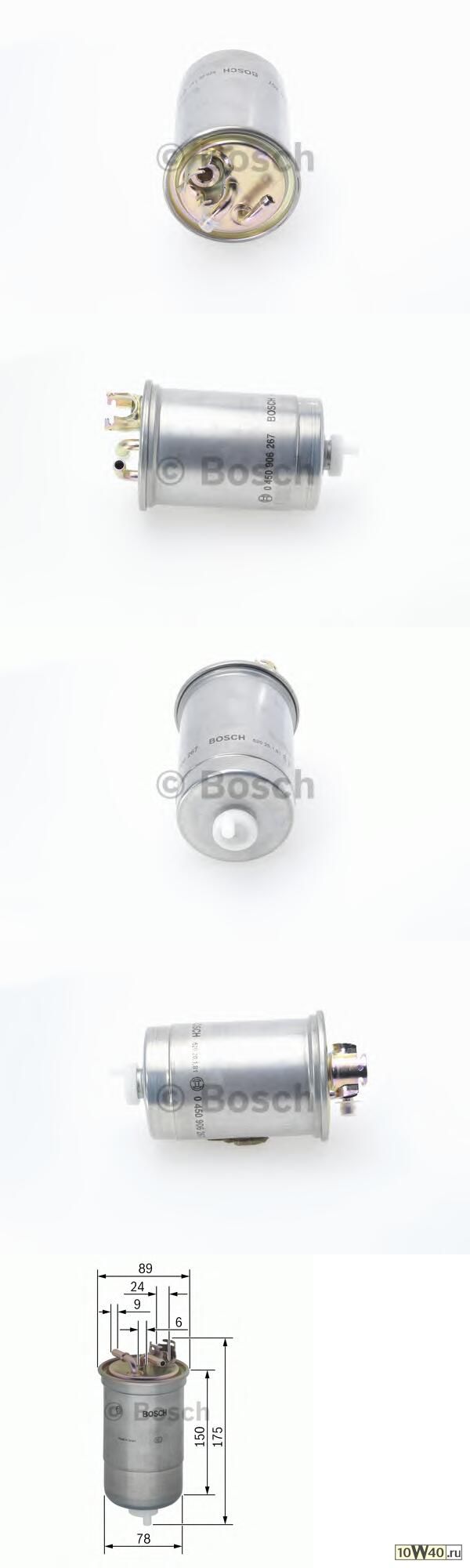 фильтр топливный\ VW golf / passat 1.6td / 1.9d / tdi 87>,seat ibiza / toledo 1.9d / sdi 91>