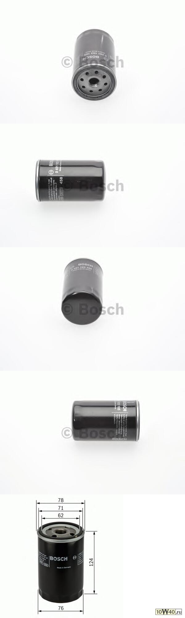 фильтр масляный\ mb w201 / w124 / w126 1.8-3.0 82-95