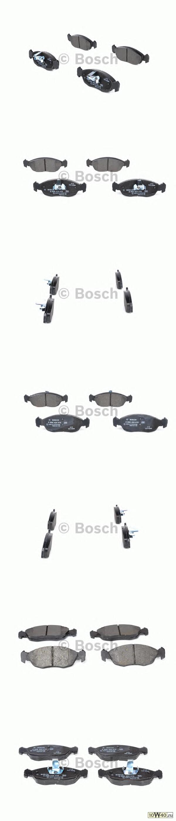 0 986 424 410 колодки дисковые передние\ citroen xsara / saxo, peugeot 106 / 306 1.4-1.9td 96>