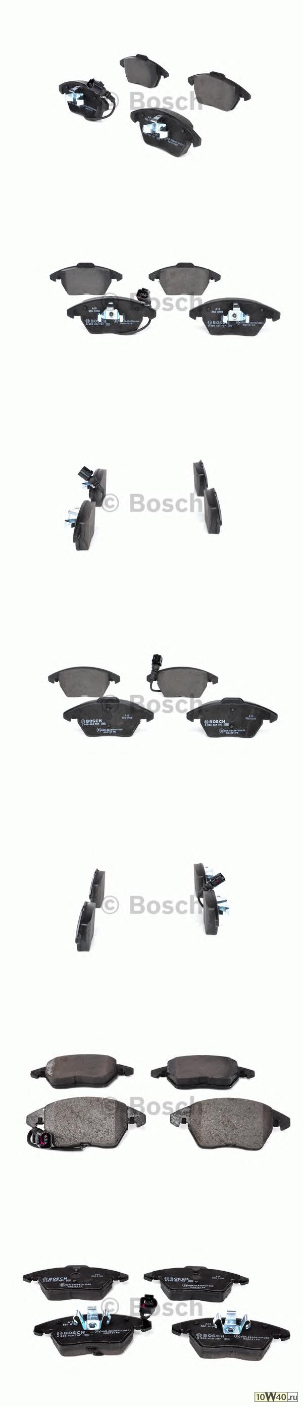 0 986 424 797 колодки дисковые п. \ audi a3 диск 15