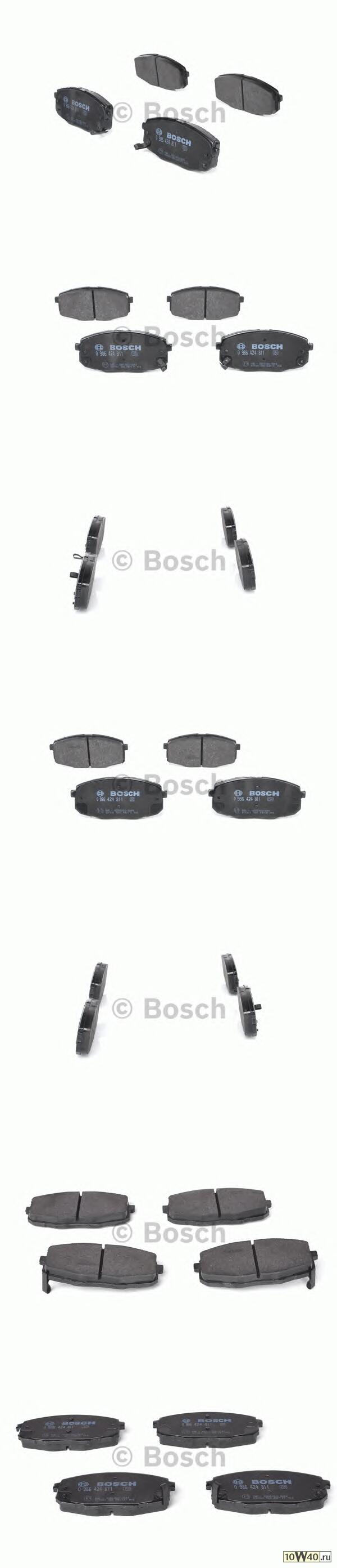 0 986 424 811 колодки дисковые передние\  i30,  carens / cee