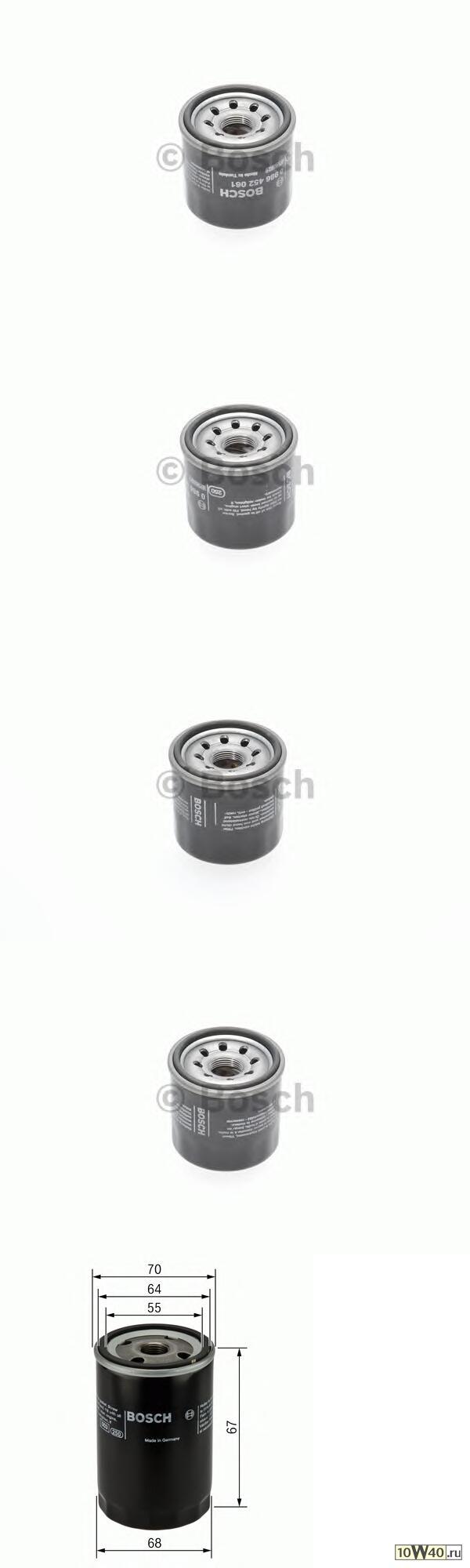 фильтр масляный mazda 3 1.4 / 1.6 10 / 03-> /