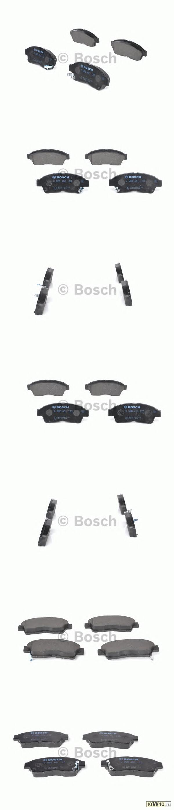 0 986 461 123_=402 02=572333B!колодки дисковые п.Toyota CarinaE 93-97/Camry 2.2 92-96/Corolla 95-02