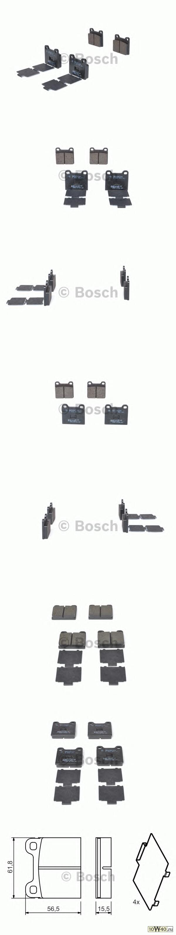 0 986 466 302 006 60 колодки дисковые з.\mb w123 2.0-3.0d / td <85,volvo 240-960 / s70 / v70 2.0-3.0 74>