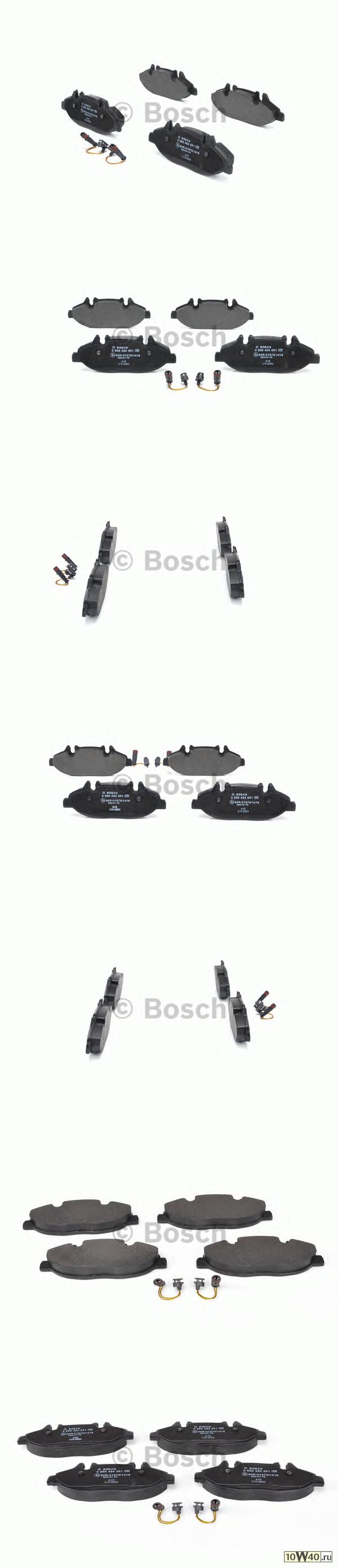 0 986 494 081 1109 02 колодки дисковые п.\ mb viano w639 3.2 / 2.2cdi 03>