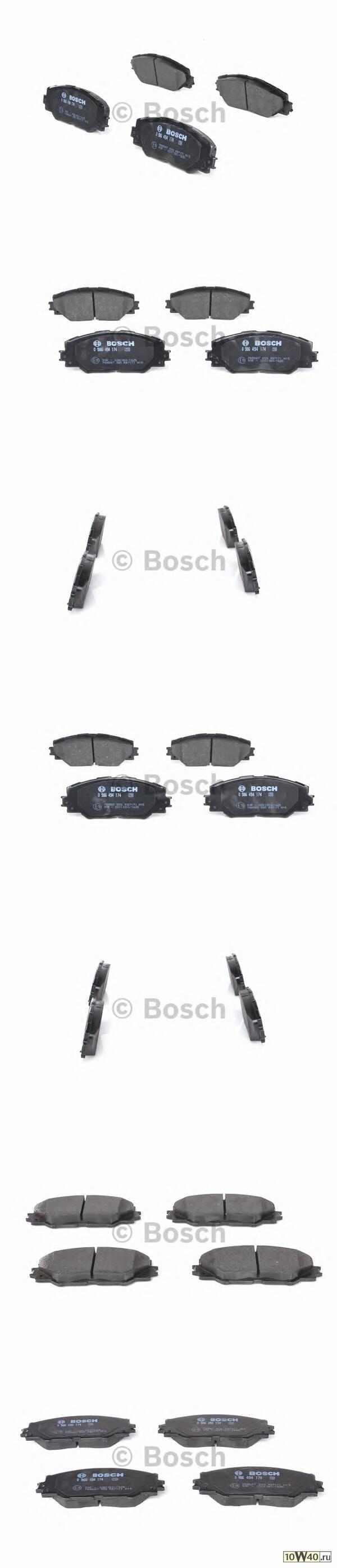 0 986 494 174_=GDB3424=1234 00=D2268-01 !колодки дисковые п. Toyota RAV 4 2.0VVT-i/2.2D-4D 06>