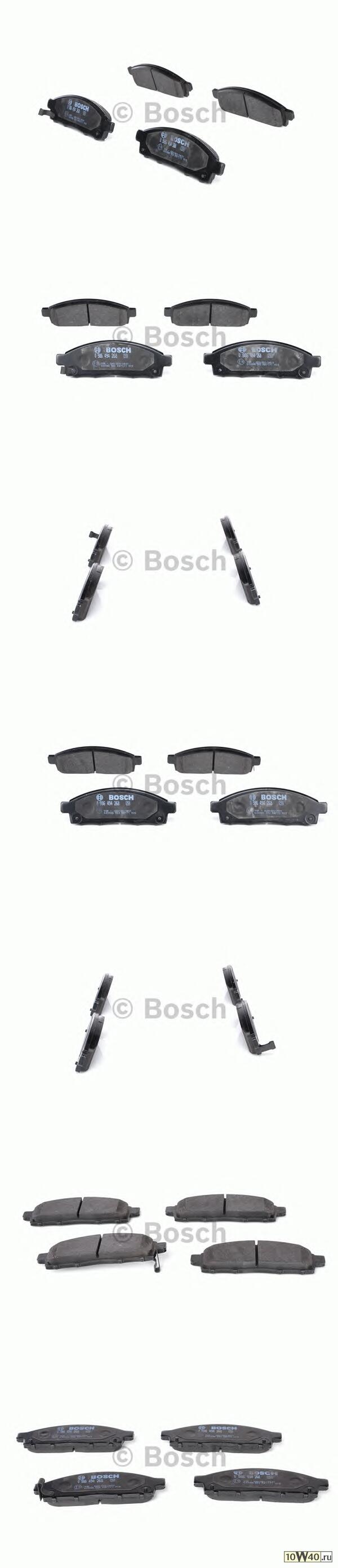 0 986 494 268 колодки дисковые передние\ mitsubishi l200 2.5 06>