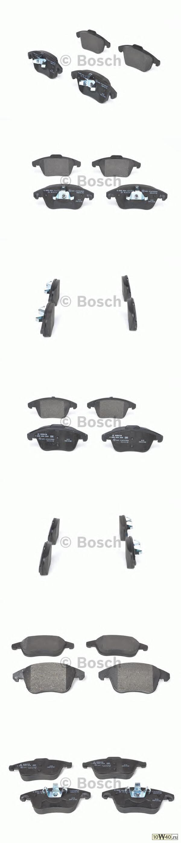 0 986 494 324 колодки дисковые передние с антискрип. пластинами\ citroen c4 picasso 2.0i / 2.0hdi 06>