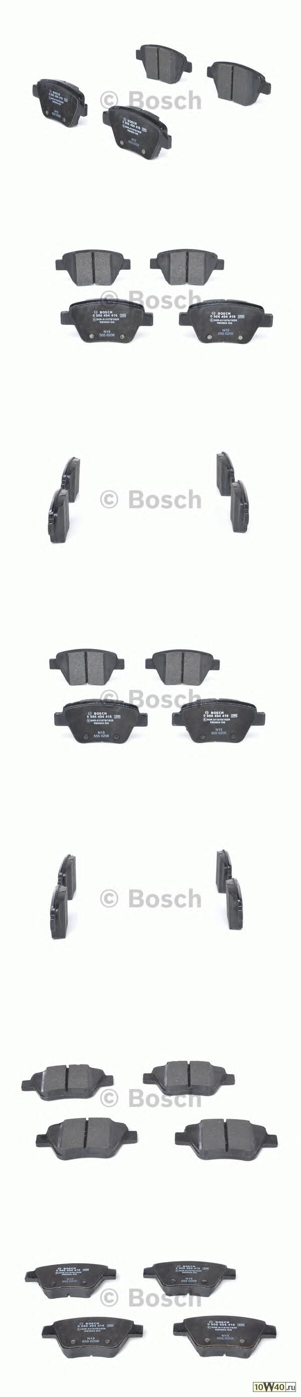 Колодки тормозные дисковые AUDI A3, SKODA OCTAVIA III задние