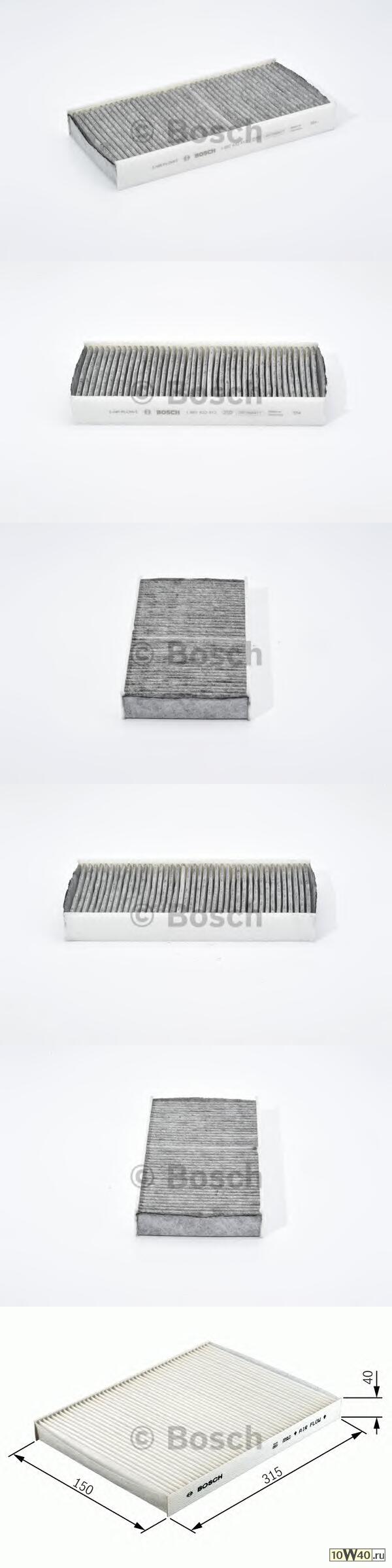 фильтр салона\ peugeot 407, citroen c5 / c6 all 04>