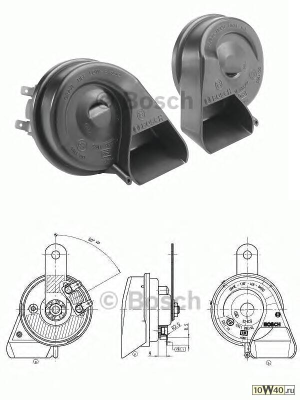 сигнал звуковой 420гц\ mb w163 01> / w221 05>