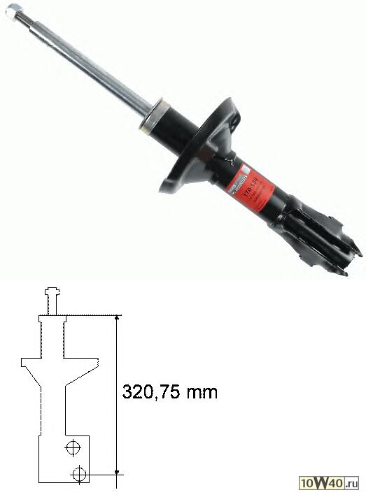 амортизатор передний газовый  VW Passat 88-96/Golf 1.6-2.0 90-91