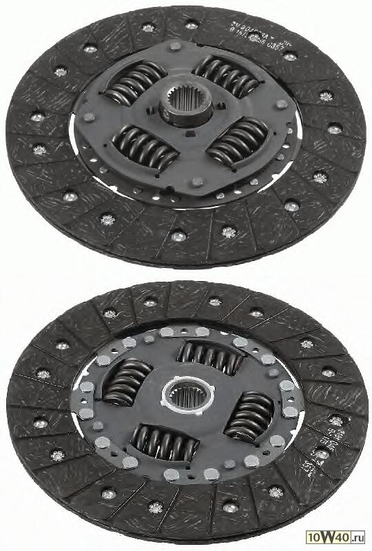 диск сцепления audi 100,200 2.5tdi,2.8l 90-94 240мм / 23