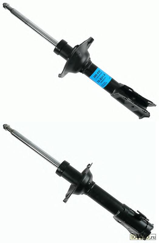 амортизатор передний газовый  Toyota Yaris Verso 1.3/1.5/1.4D 99>