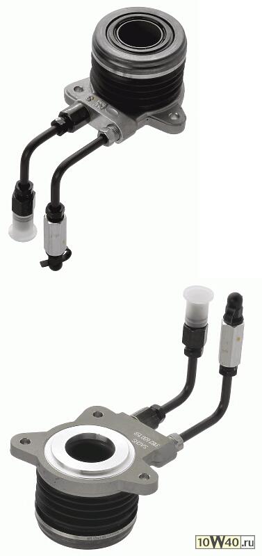 Код оригинала: 4142124300, <BR>Подшипник выжимной (гидравлический) HYUNDAI i30/ix35/Tucson/Cee`d/Sonata V 2.0CRDi 06->, Santa Fe 2.7 06->