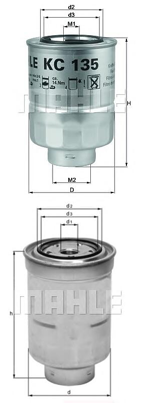 фильтр топливный\ toyota land cruiser / hiace / hilux, mazda b 2.5d / td / d-4d-4.2td 98>