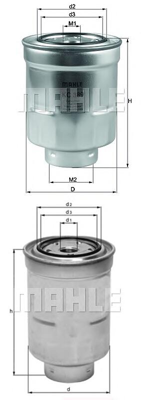 фильтр топливный  Toyota Auris 1.4D-4D/2.0D-4D/2.2D 07>