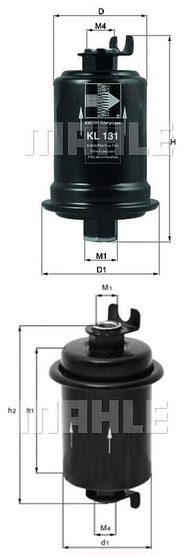 Фильтр топливн. Mitsubishi Sigma 3.0L mot.V6 ->96   MB504764